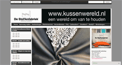 Desktop Screenshot of kussenwereld.nl